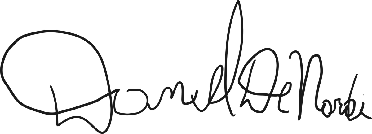 Assinatura de Daniel De Nardi